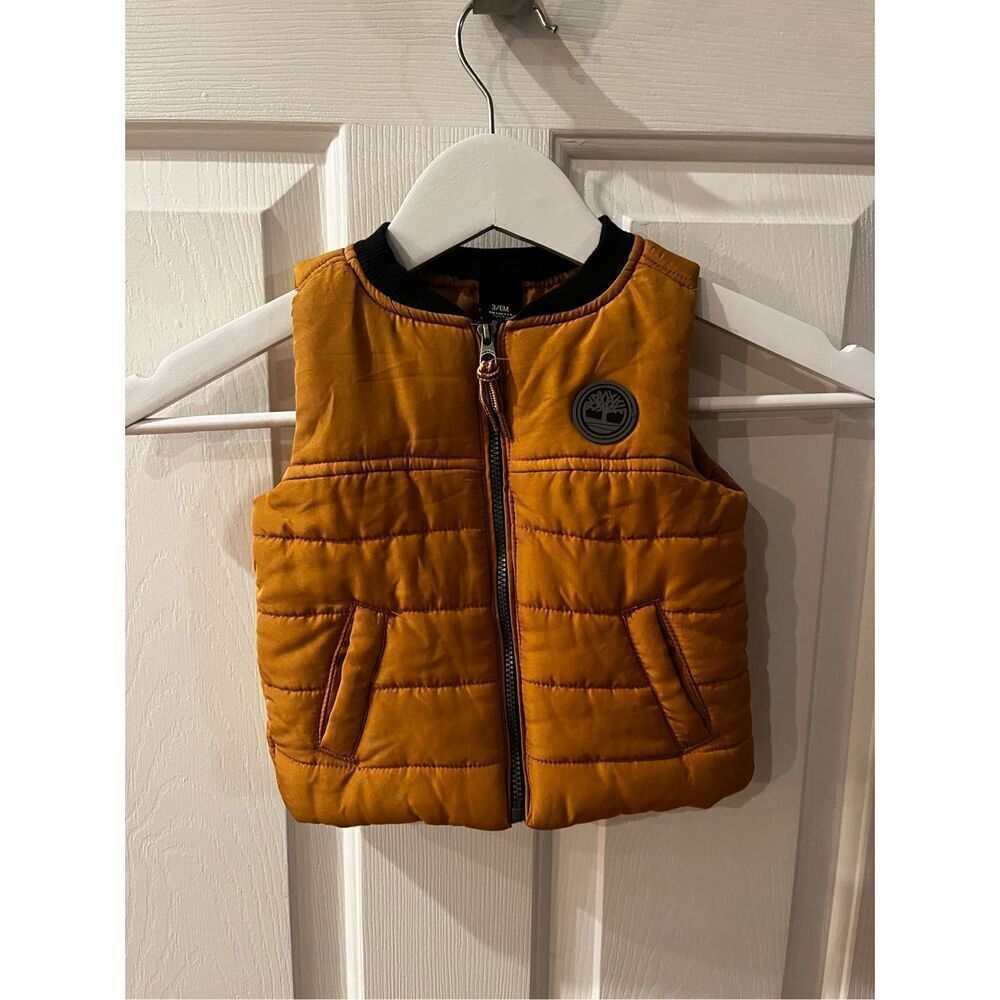Timberland Classic Color Puffer Vest 3-6 Mo. EUC